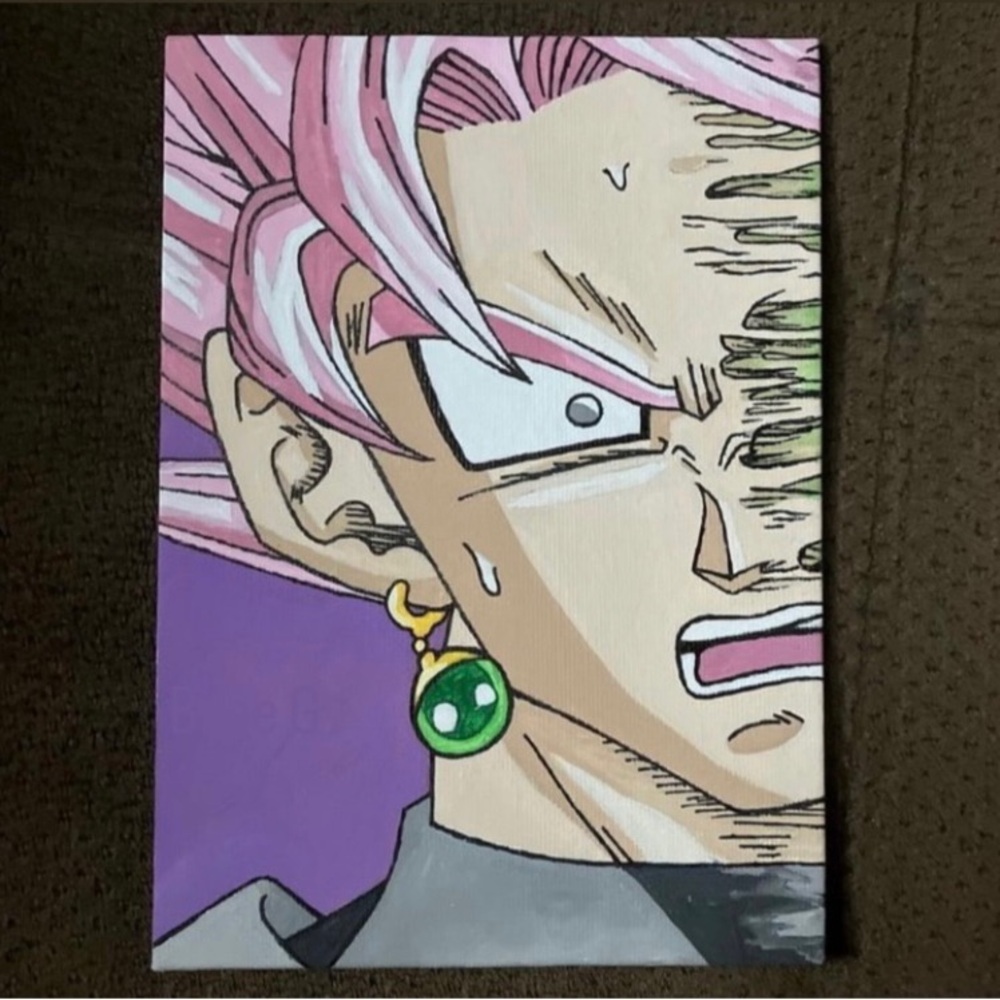 NEW DRAGON BALL Z SUPER GOKU BLACK
ZAMASU FUSION ANIME ART PRINT